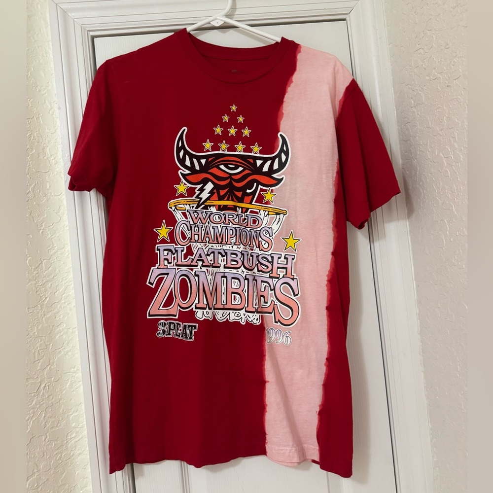 Flatbush Zombies Men’s Red tye-dye Graphic Tee